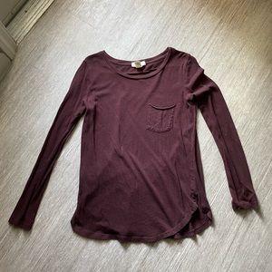 Maroon Long-Sleeve
